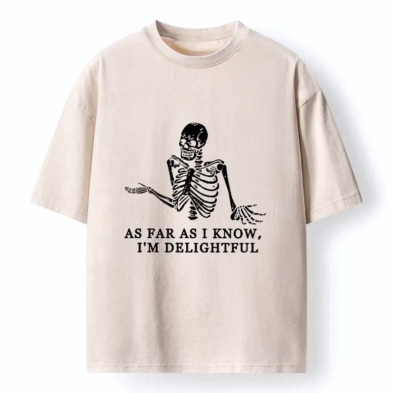 Japanese Washed T-Shirt for Daily Wear