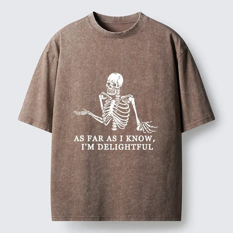 Japanese Washed T-Shirt for Daily Wear