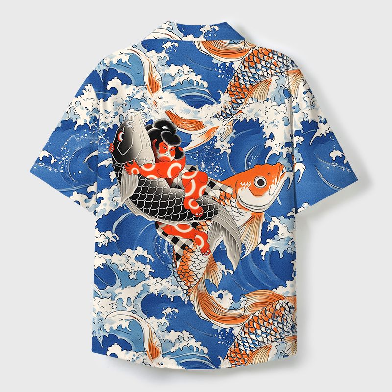 Japanese Sumo Wrestler Koi Shirt