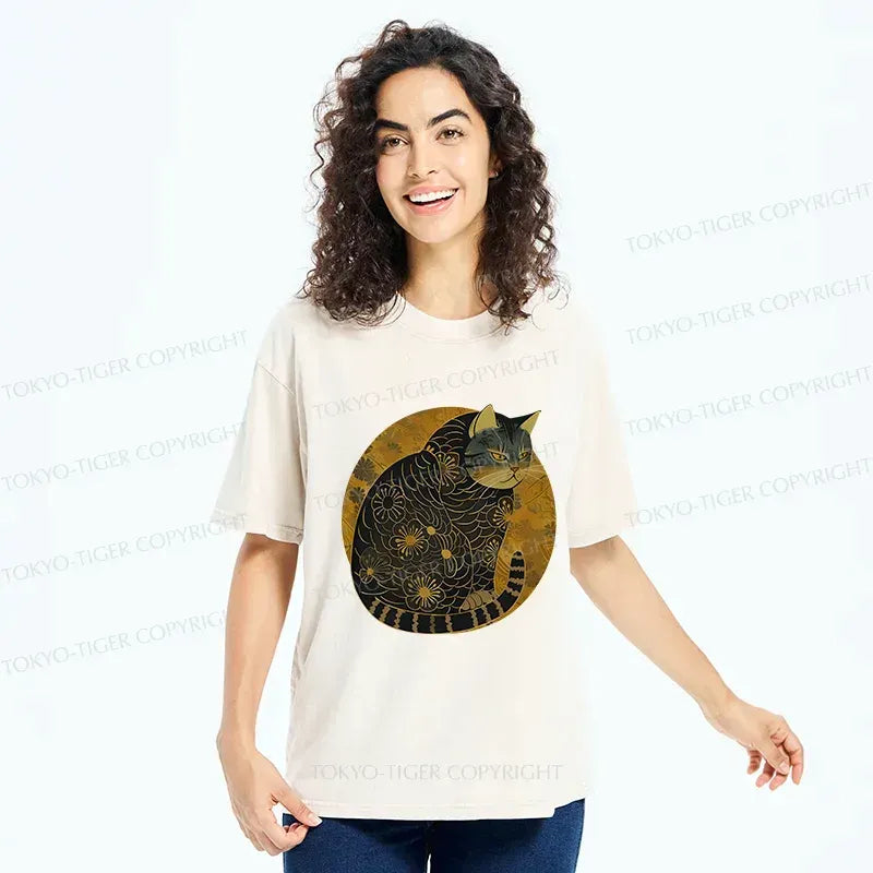 Washed Unisex Cotton T-Shirt for Summer
