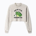 Japanese Streetwear Crop Sweatshirt for Women