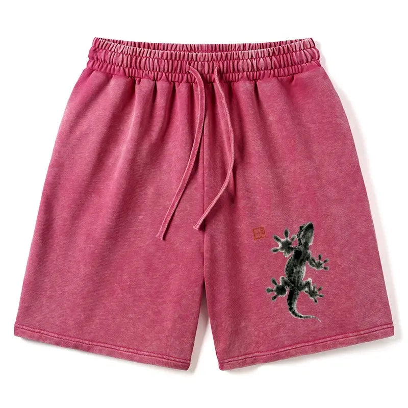 Japanese Minimal Gecko Shorts for Summer