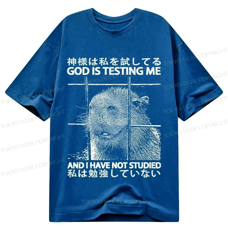Kyoto-Lion God Is Testing Me Classic T-Shirt