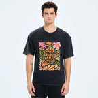 japanese washed t-shirt for daily wear