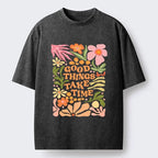 japanese washed t-shirt for daily wear