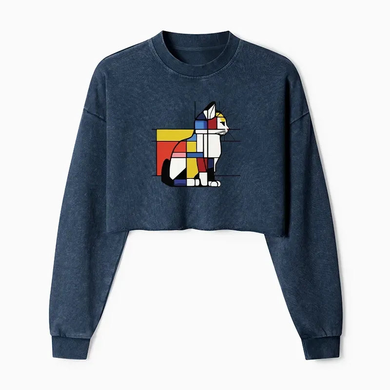 Kyoto lion cat art sweatshirt