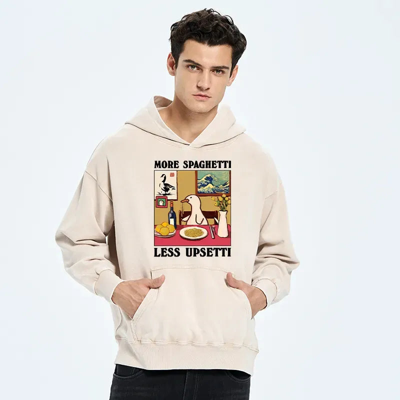 Funny goose hoodie for daily wear