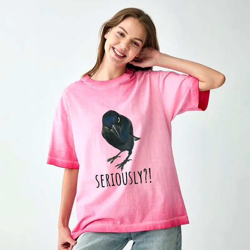 japanese gradient washed t-shirt for streetwear