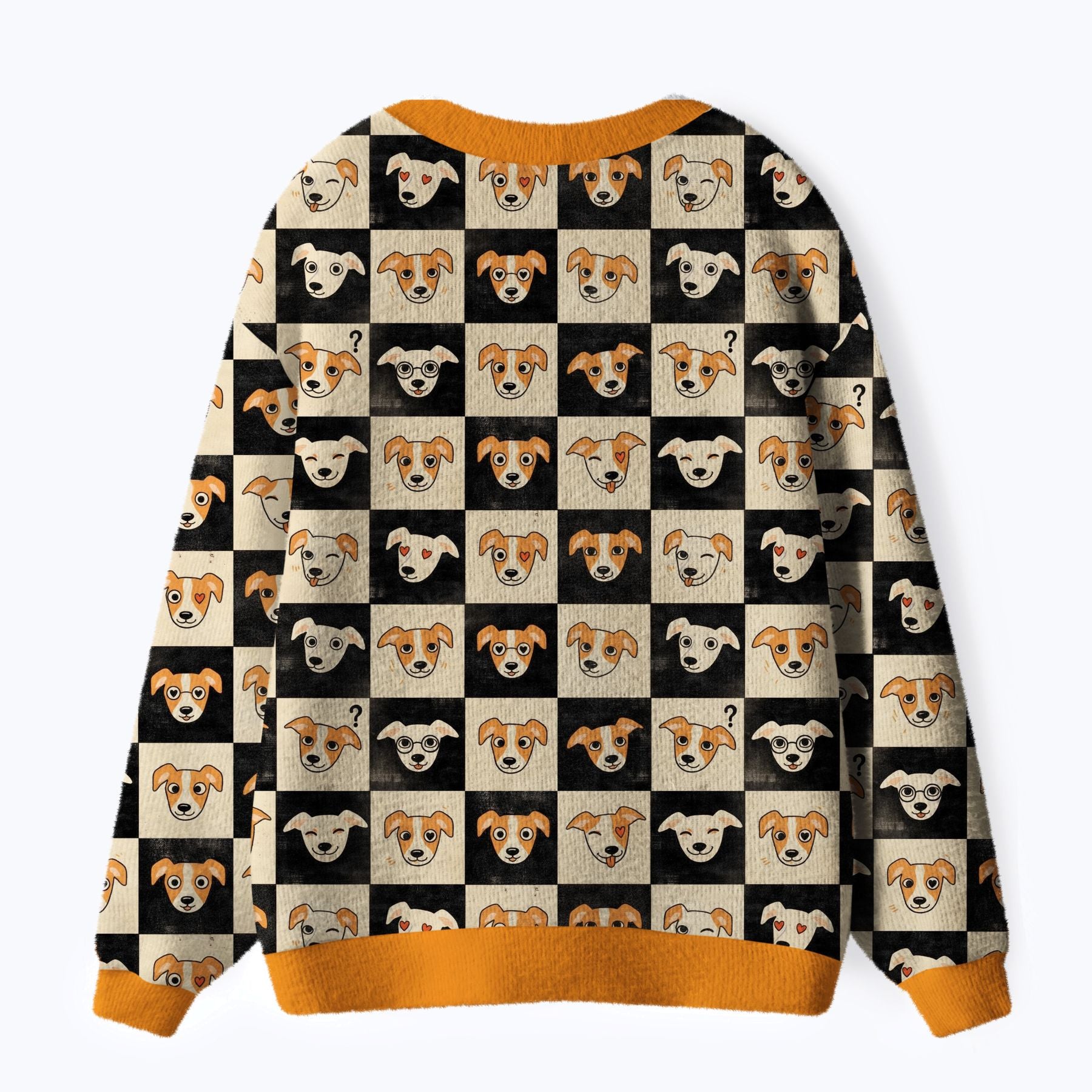 Colorful ugly dog sweater for holiday