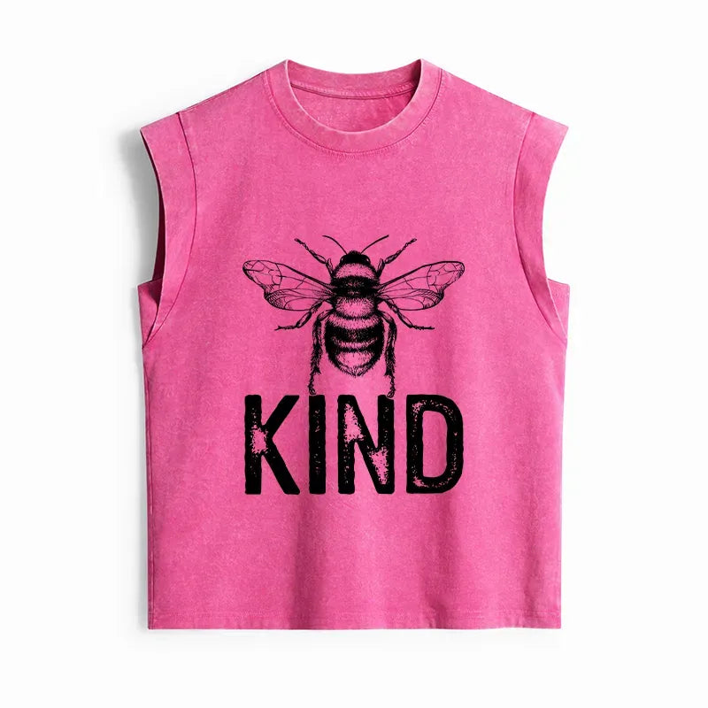 Minimalist Bee Kind Tank Top for Women
