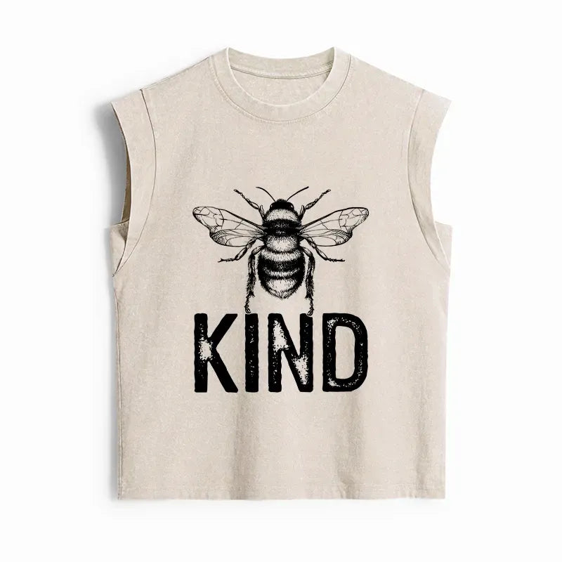 Minimalist Bee Kind Tank Top for Women