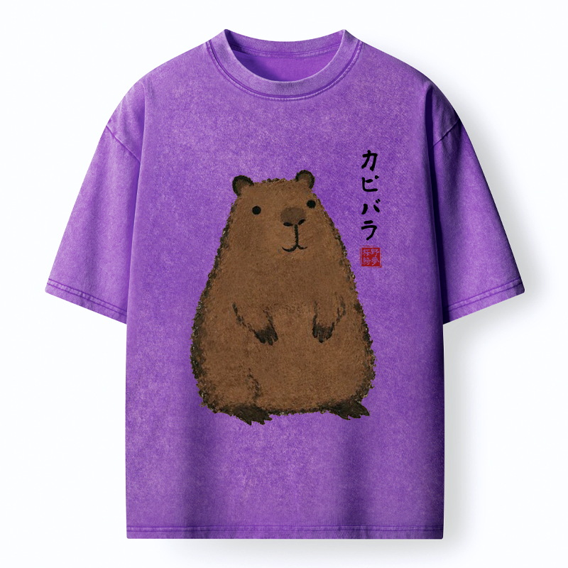 kyoto lion chill animal graphic tee