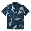 Ukiyo-e dolphin wave shirt for summer