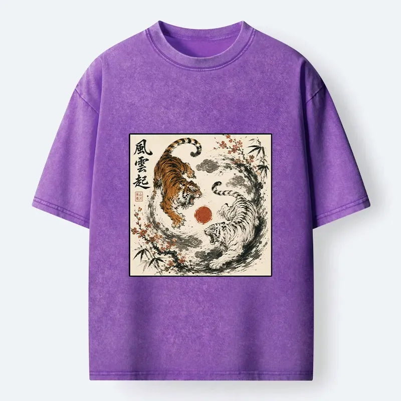 sumi ink tiger t-shirt streetwear