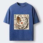 Japanese twin tigers tee for daily wear