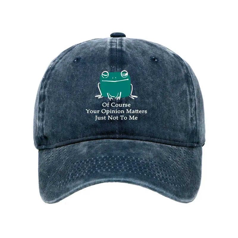 japanese washed frog cap for daily wear