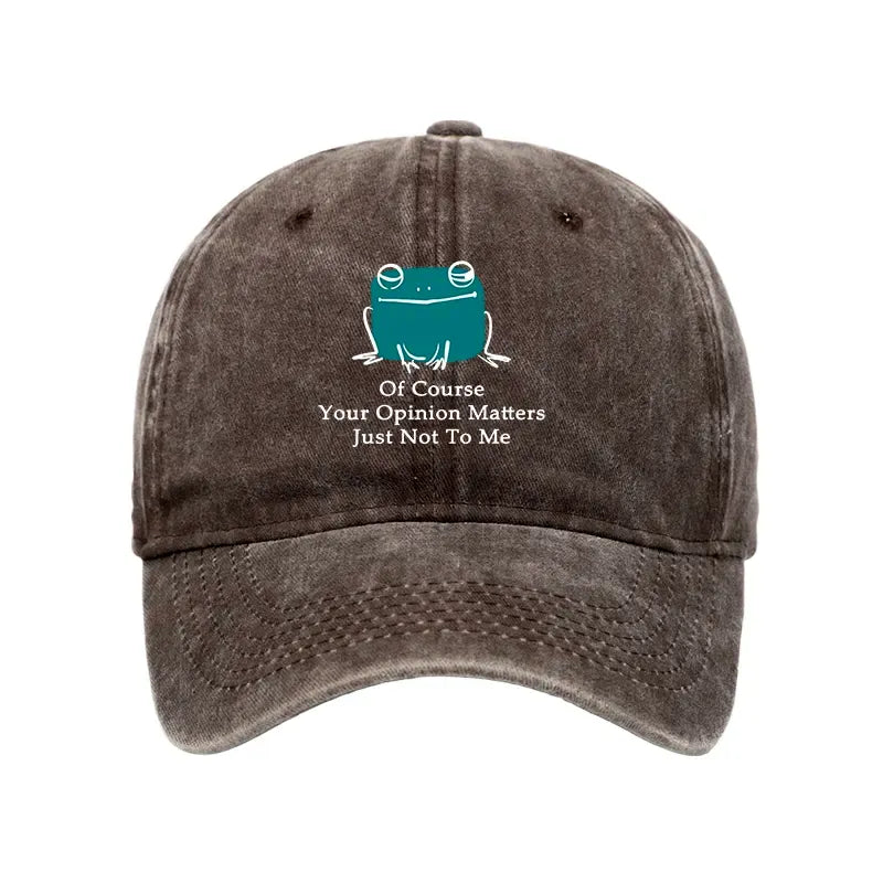 japanese washed frog cap for daily wear