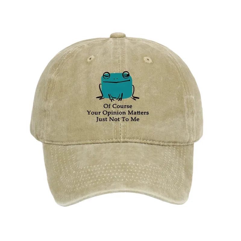 unbothered frog cap gift for him
