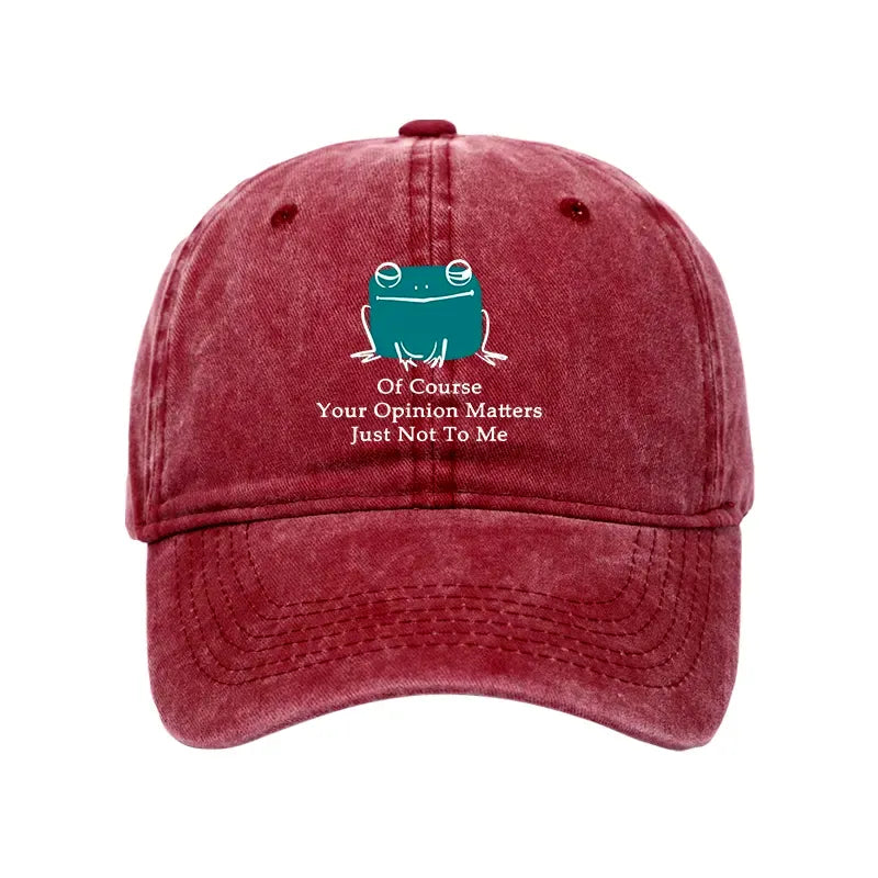 japanese washed frog cap for daily wear