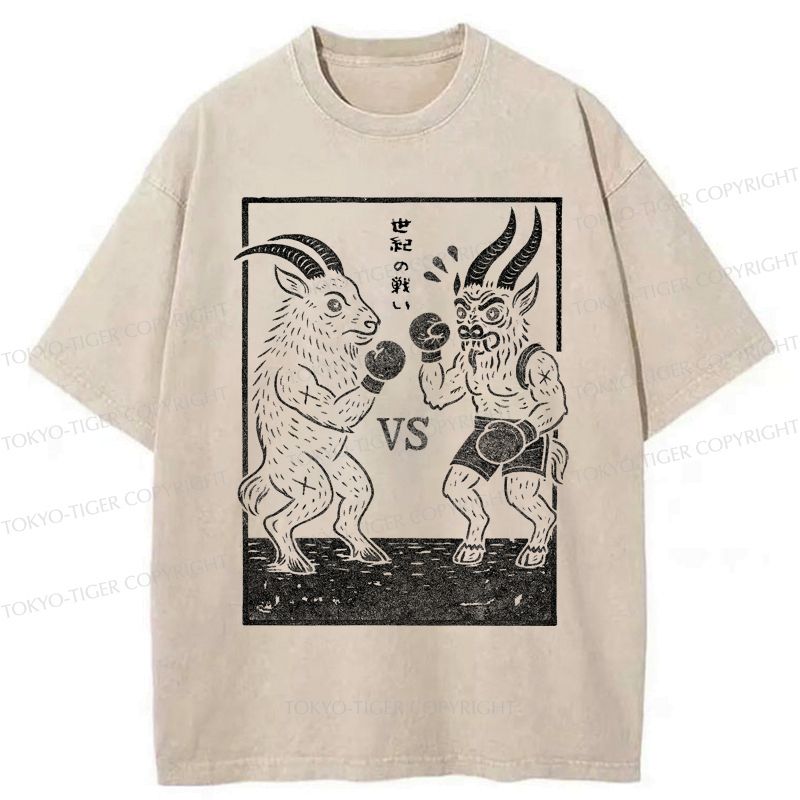 Japanese vintage washed t-shirt for streetwear