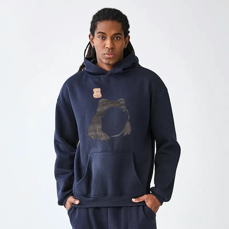 Japanese Frog Hoodie for Daily Wear