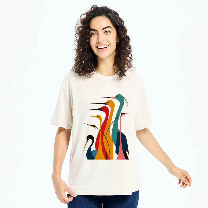 Vintage Kyoto Cranes Tee Deal