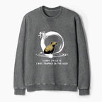 Kyoto-Lion Zen Capybara Was Trapped In The Void Washed Terry Sweatshirt