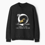 Kyoto-Lion Zen Capybara Was Trapped In The Void Washed Terry Sweatshirt