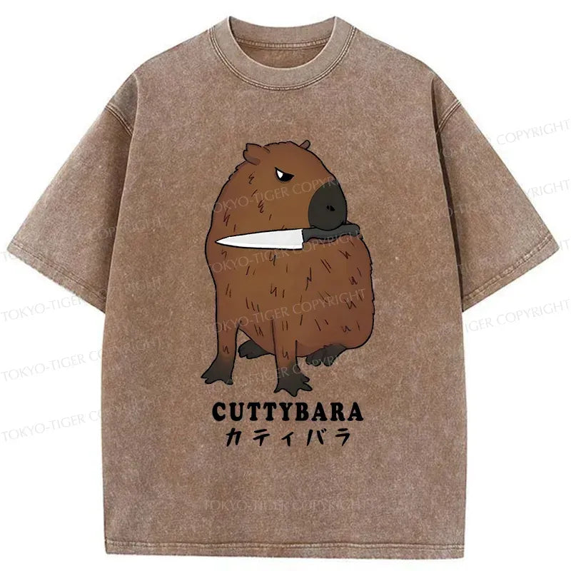 Kyoto Lion Cuttybara Funny T-Shirt