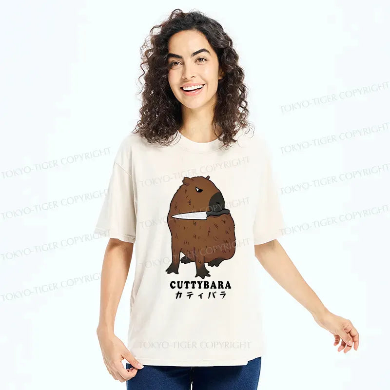 Washed Japanese Vintage Capybara Tee