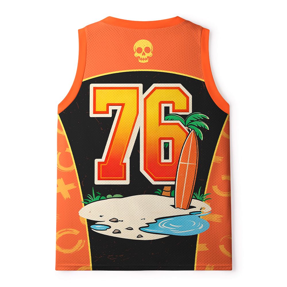 Kyoto-Lion Dead Chill Skull Mesh Tank Top