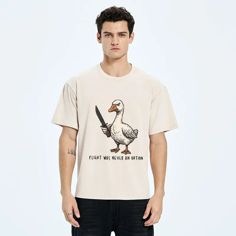 tough goose holding knife unisex shirt