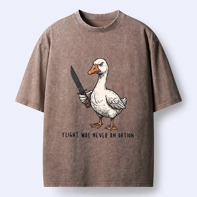 tough goose holding knife unisex shirt