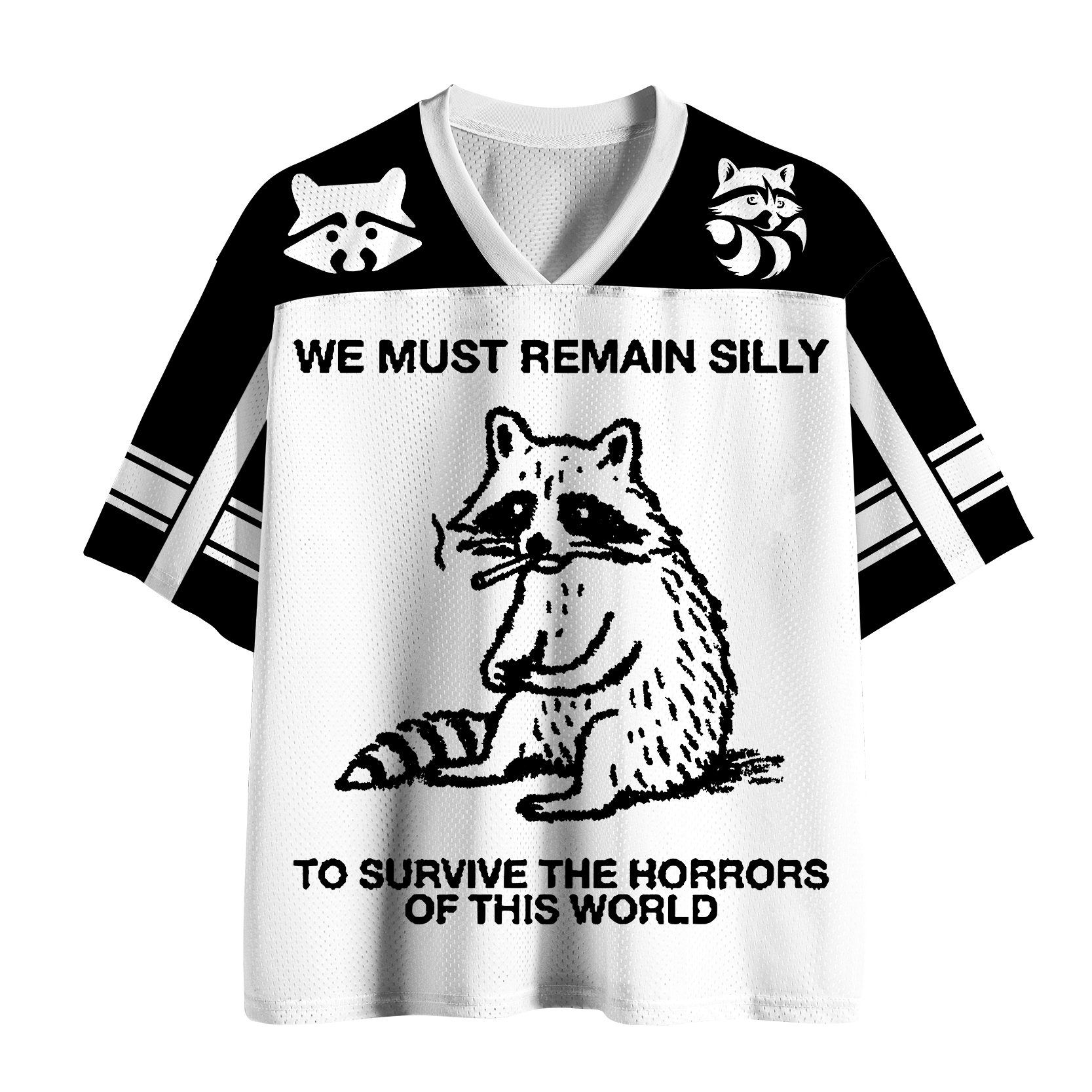 Funny Raccoon Mesh Jersey for Summer