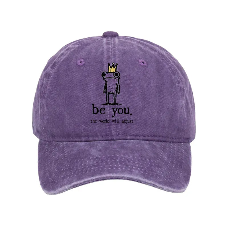 Japanese Streetwear Cap with Crown Design