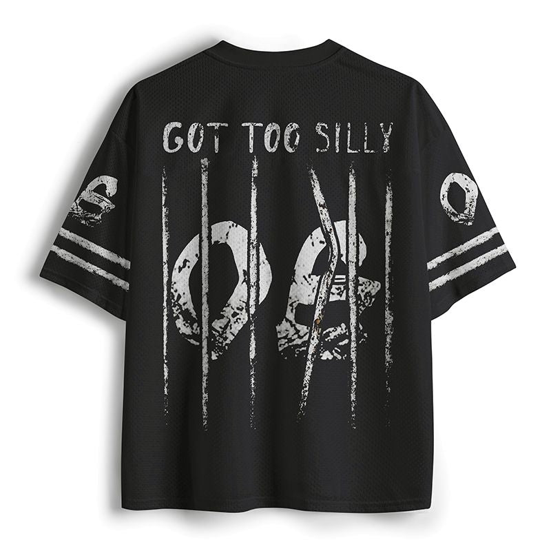 Kyoto-Lion Got Too Silly Funny Mesh Jersey