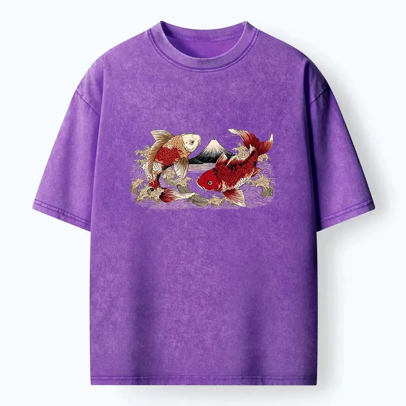 Japanese Ukiyo-e Tiger T-Shirt for Summer