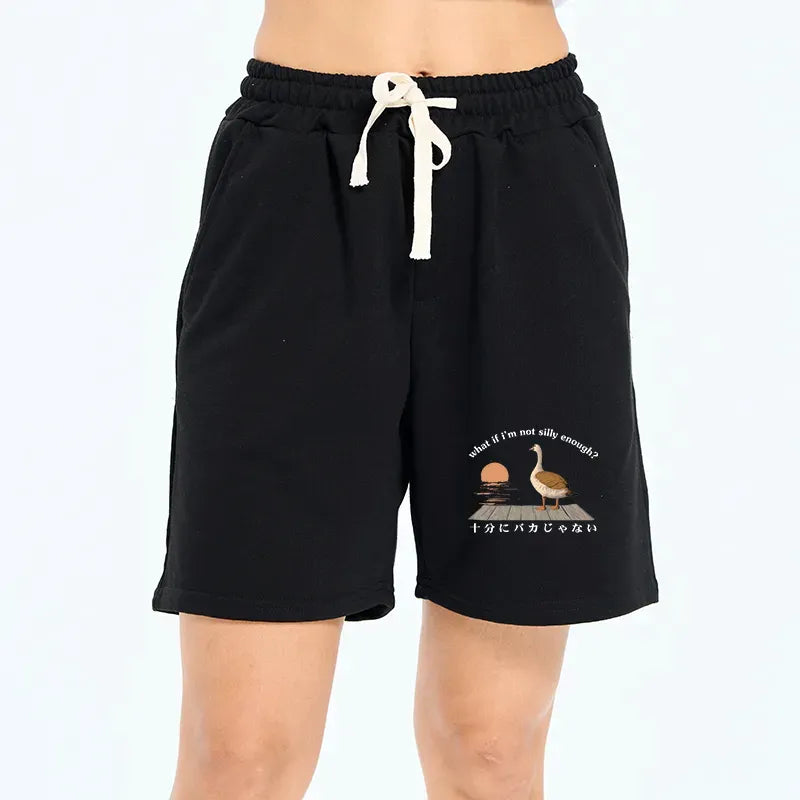 kyoto lion not silly enough unisex shorts
