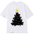 Kyoto-Lion Black Cat Christmas Tree Classic T-Shirt