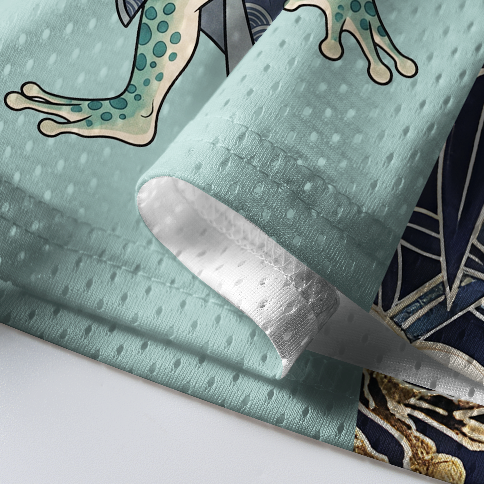 Japanese Vintage Ronin Frog Mesh Jersey