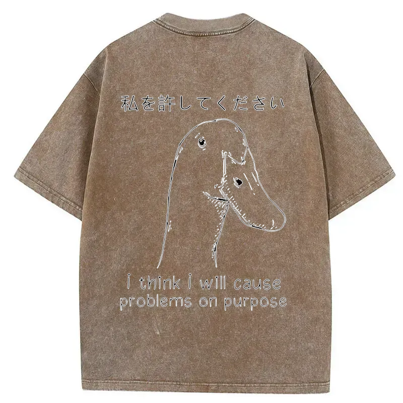 stupid goose meme shirt for men