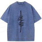 Japanese Kanji Washed T-Shirt