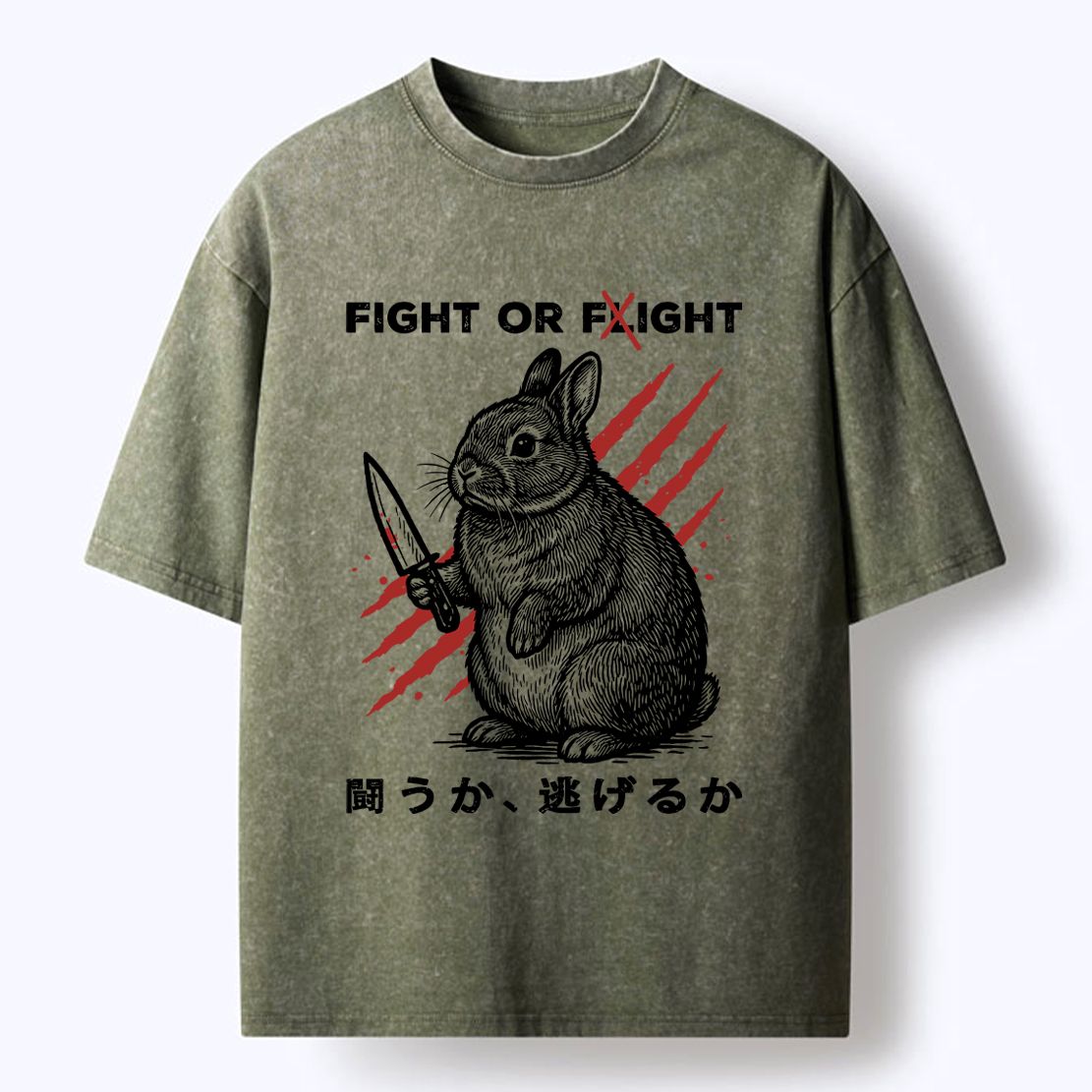 Japanese culture tee for daily wear