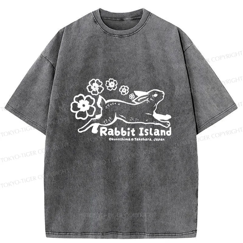 Rabbit Island Japanese T-Shirt Casual