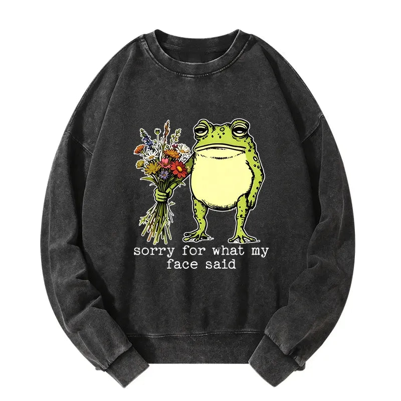 Unisex Frog Sweatshirt for Streetwear