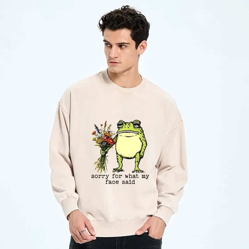 Washed Frog Sweatshirt Best Seller