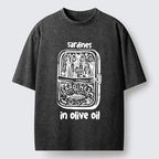 Japanese washed t-shirt for daily wear
