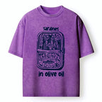 Kyoto-Lion Tiny Fish Big Flavor Washed T-Shirt