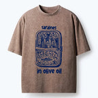 Kyoto-Lion Tiny Fish Big Flavor Washed T-Shirt