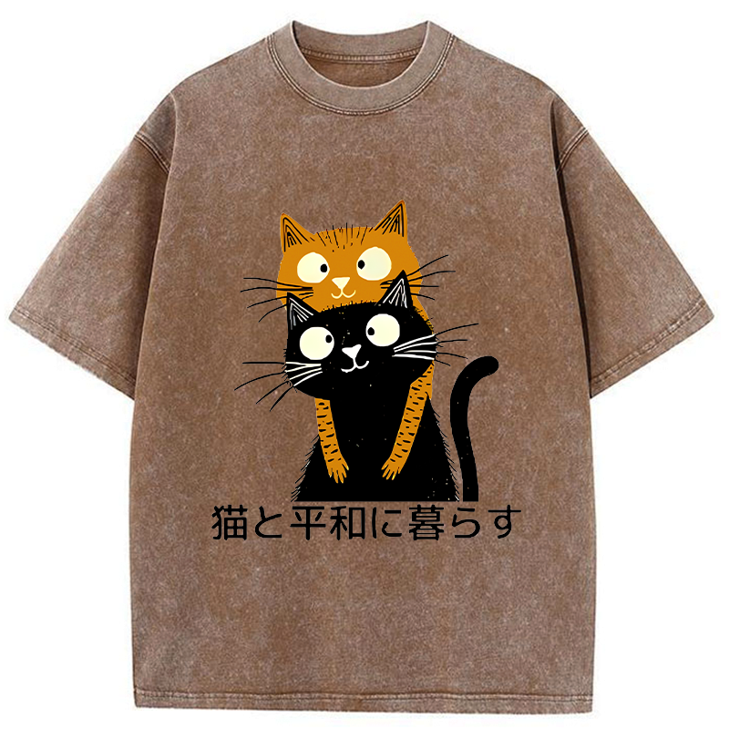 Vintage Japanese Streetwear Casual Summer Top